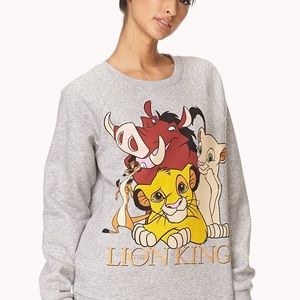 Disney crew cotton gray sweatshirt…